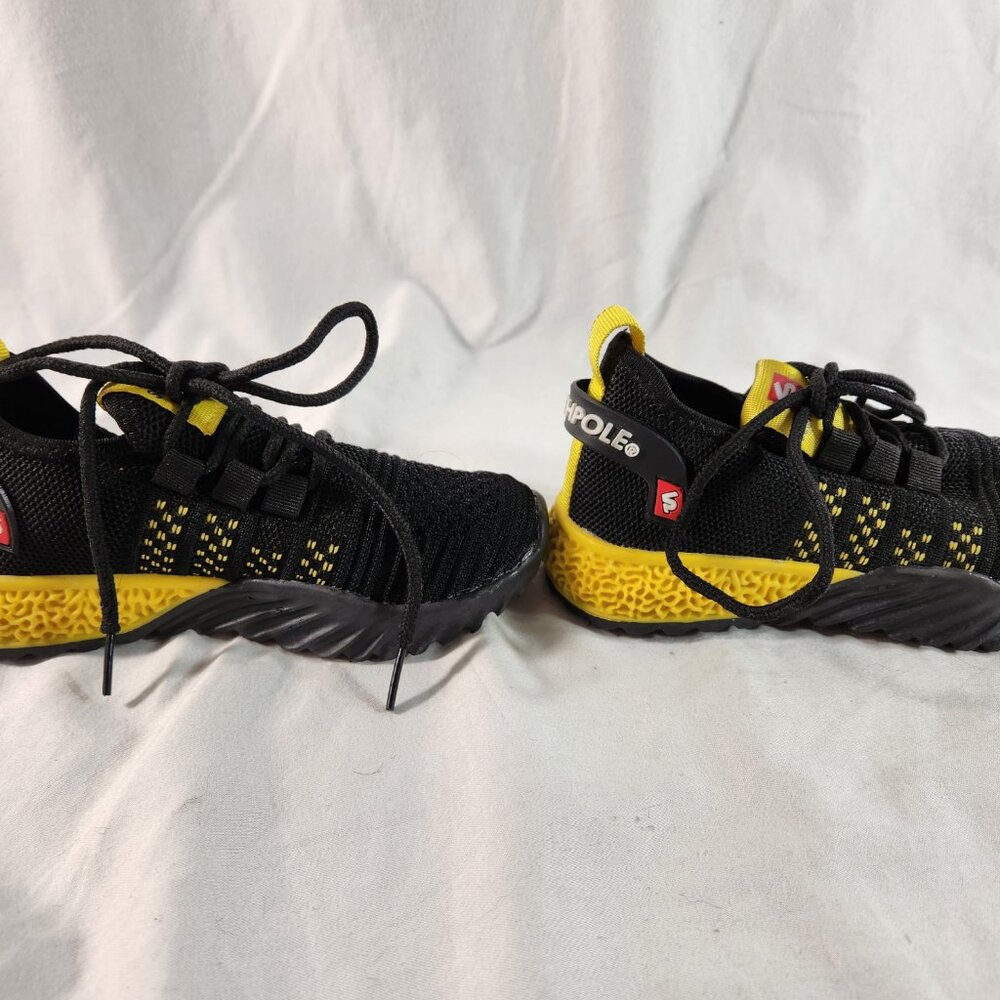 Southpole Kids Shoes Black Yellow Running Shoes Sneakers Size 9 Lace-Up EUC - Picture 6 of 12